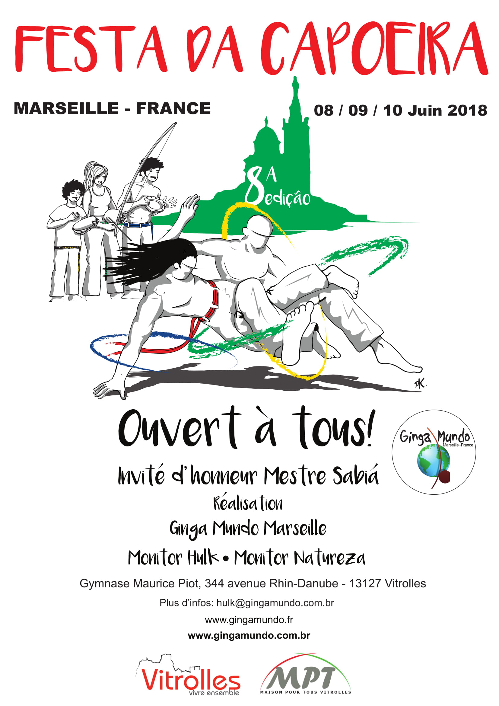 Festa da Capoeira - 2018 - Événement de Capoeira à Marseille